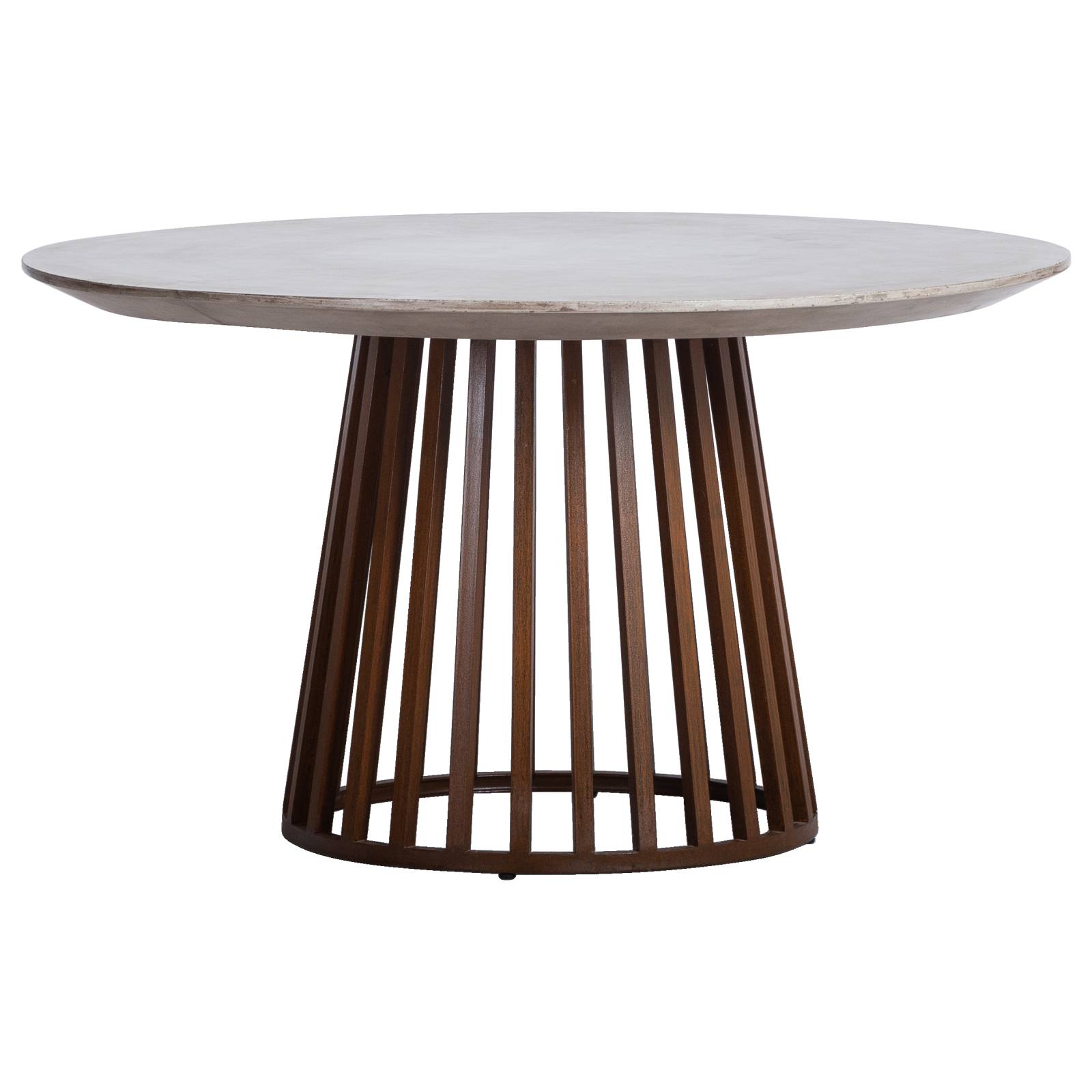 Santos Table 135cm, Grey Rust