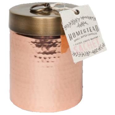 Sachet Candle in Textured Copper