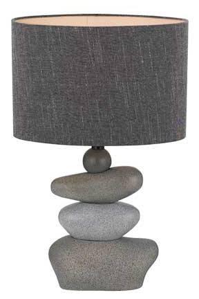 Sandy Table Lamp, Stone Grey