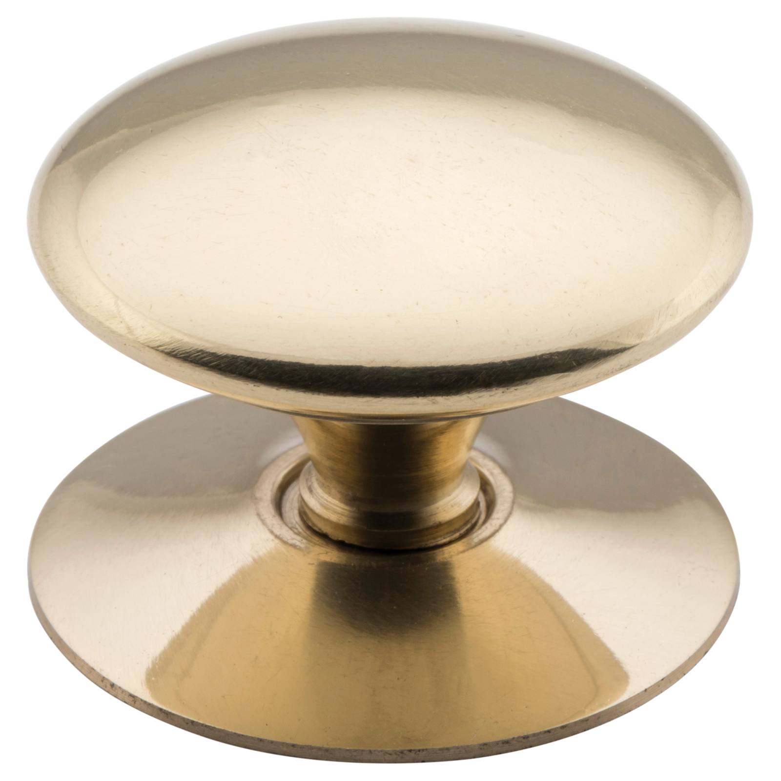 3.8cm Victorian Cupboard Knob, Polished Brass