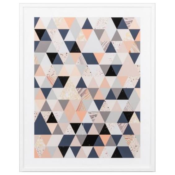 Arabella 1 Print, Geometric Triangular Pattern