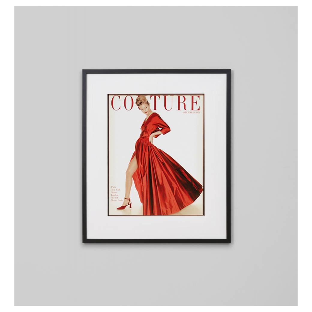Couture December 1954 Print