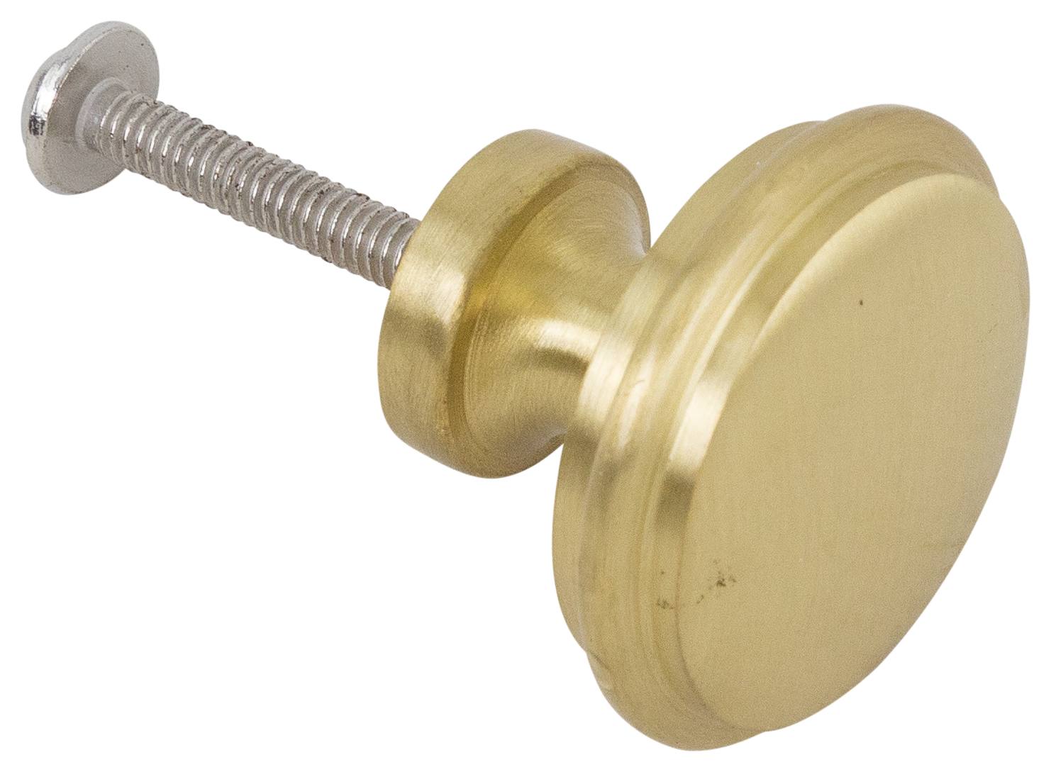 Large Cupboard Knob with Bevelled Edge