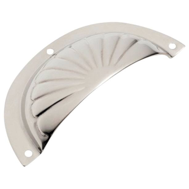 Pressed Fluted Semicircle Drawer Pull